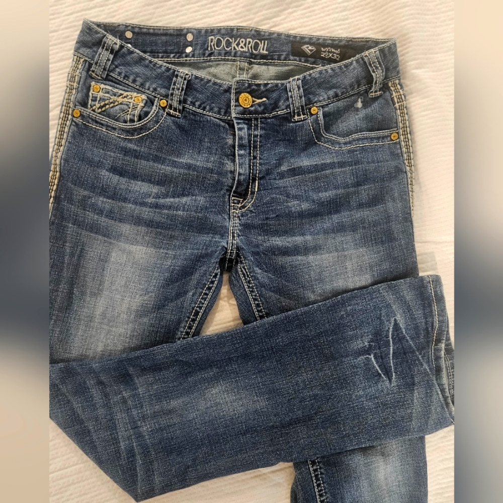 Rock&Roll Boyfriend 28x32 jeans